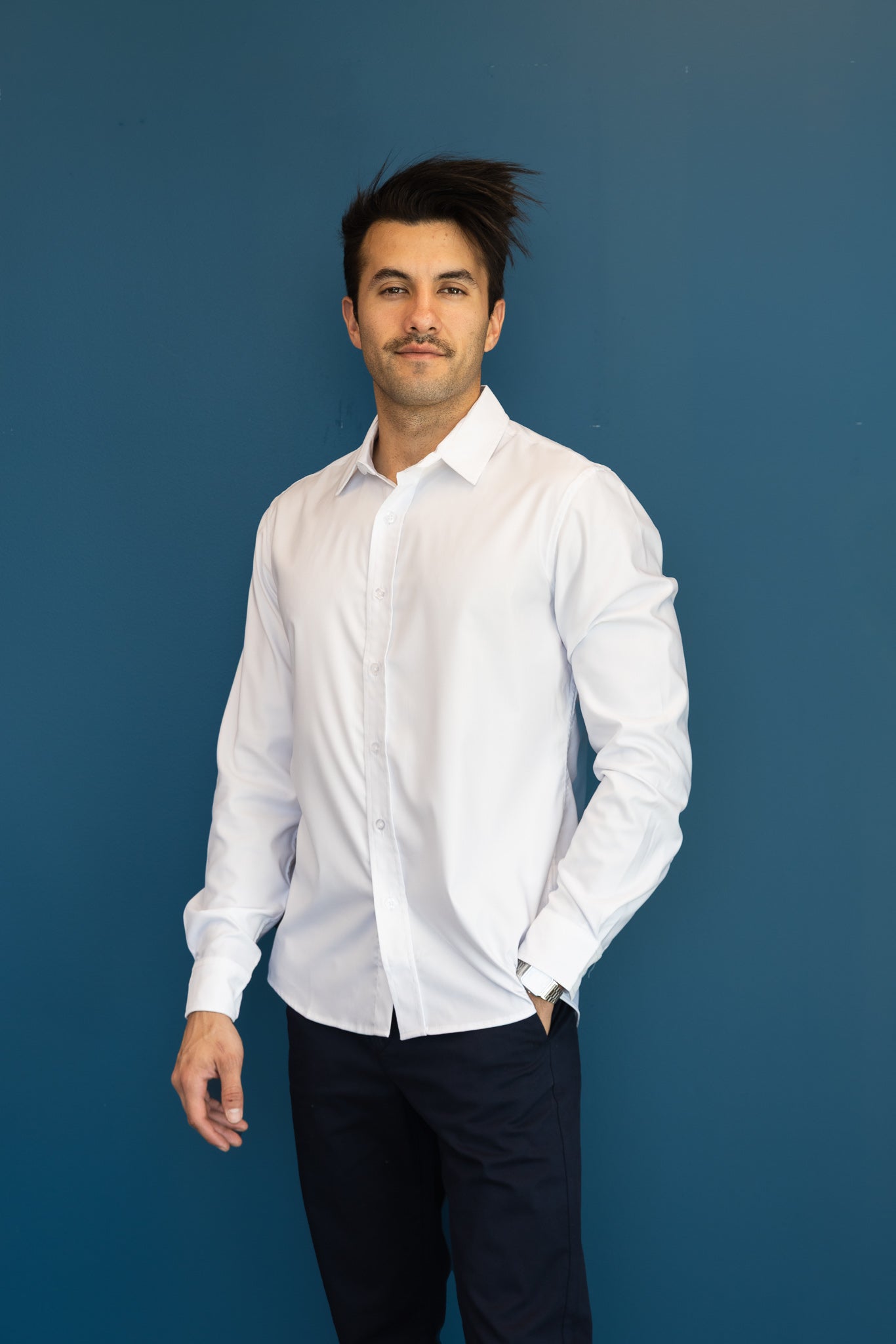 Perfect Button Up Long sleeve White