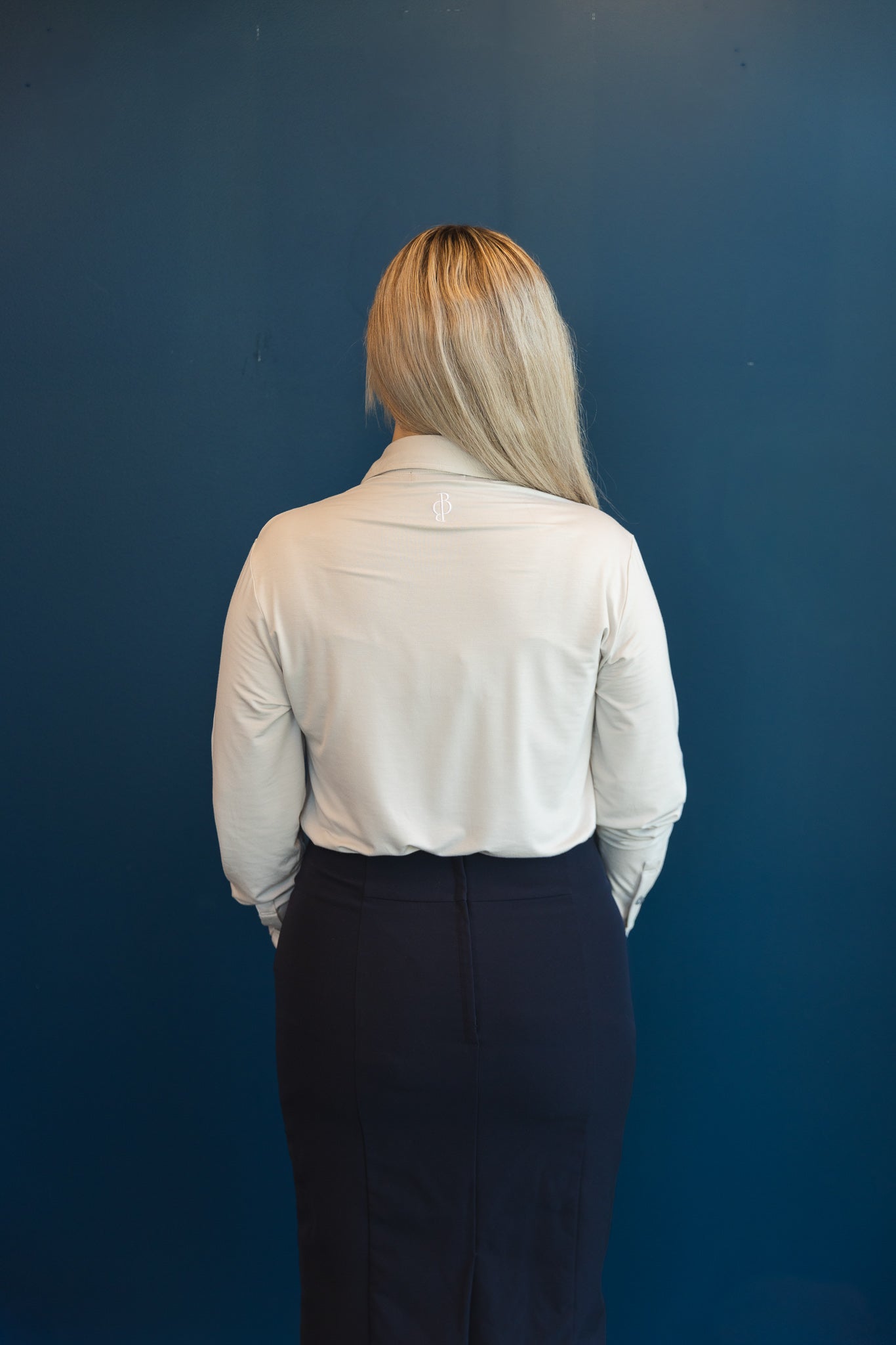 Relaxed Fit Button Up Grey