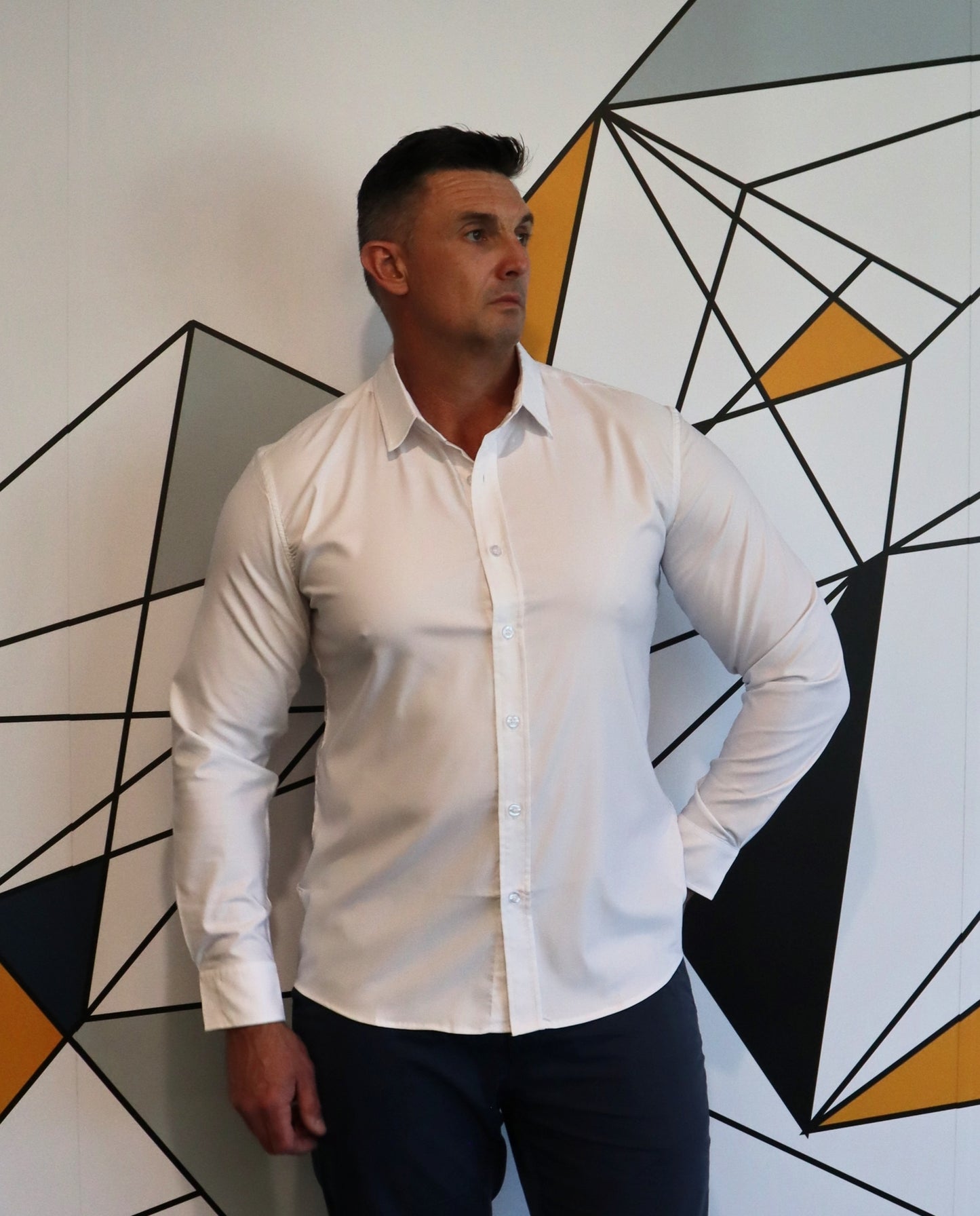 Perfect Button Up Long sleeve White