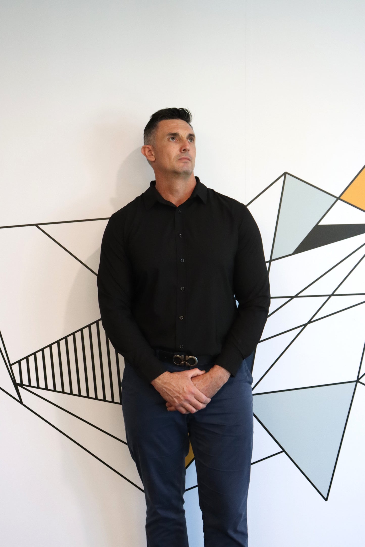 Perfect Button Up long sleeve Black