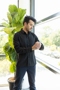 The Perfect Button Up Black