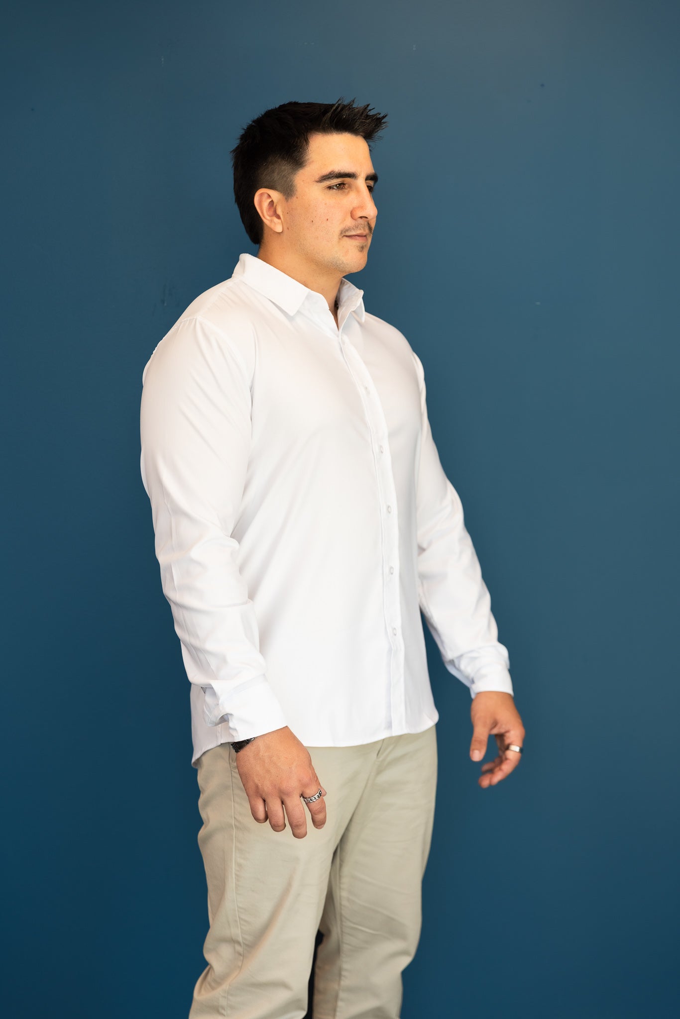 Perfect Button Up Long sleeve White