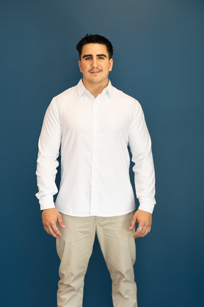 The Perfect Button Up White