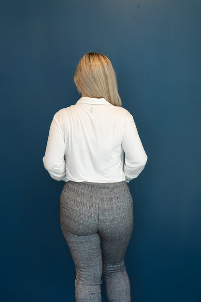 Relaxed fit Button Up White