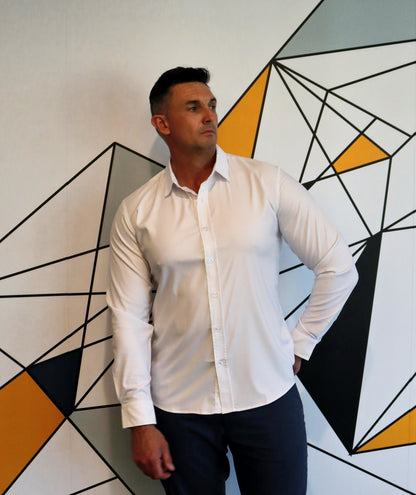 Perfect Button Up Long sleeve White