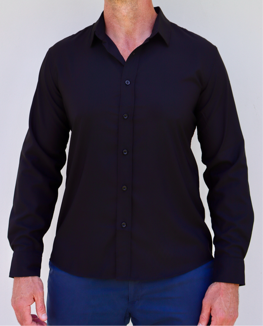 Perfect Button Up long sleeve Black