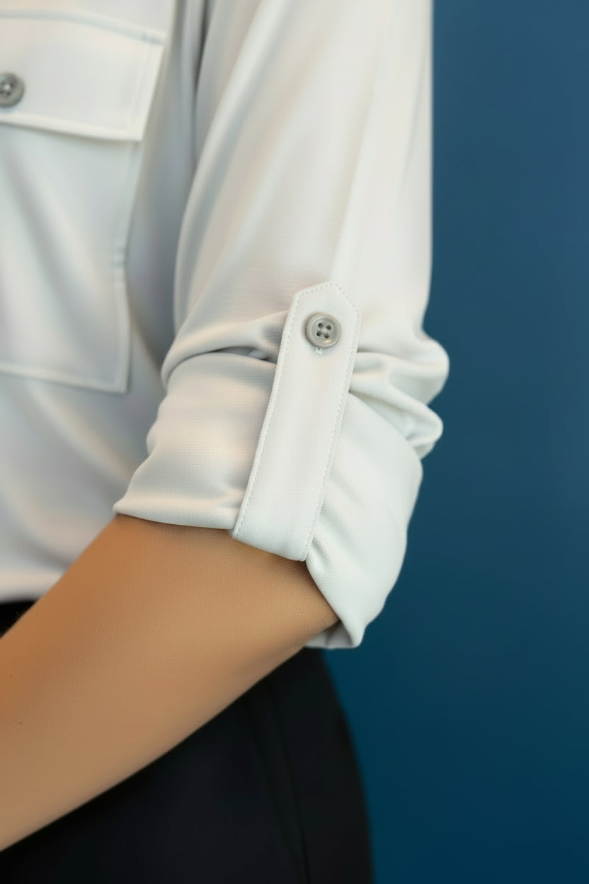 the sleeve can be adjusted to 3/ length