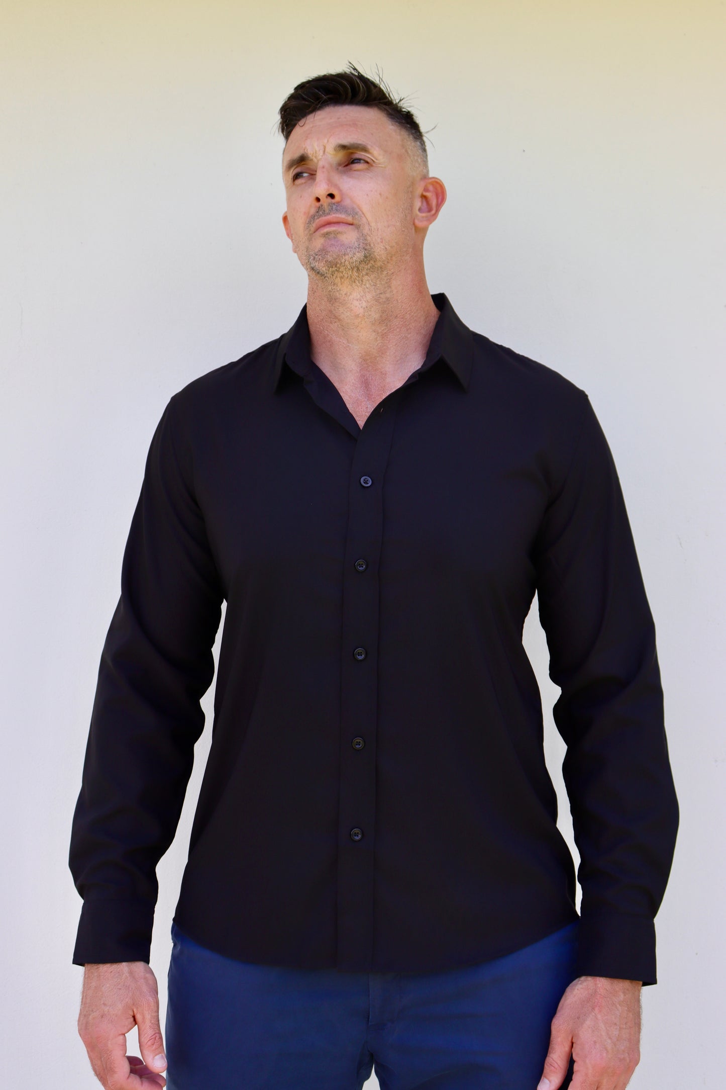 Perfect Button Up long sleeve Black