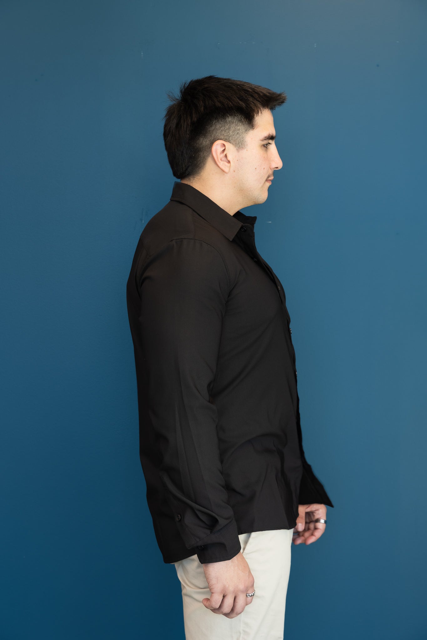 Perfect Button Up long sleeve Black