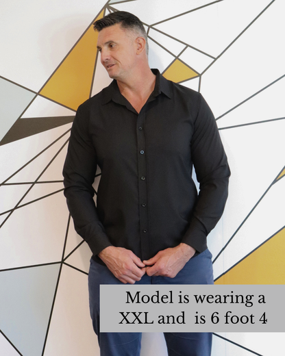 The Perfect Button Up Black