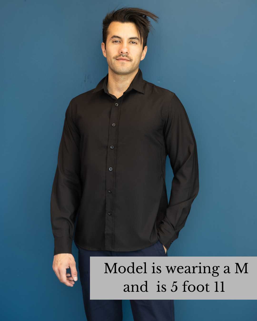 The Perfect Button Up Black