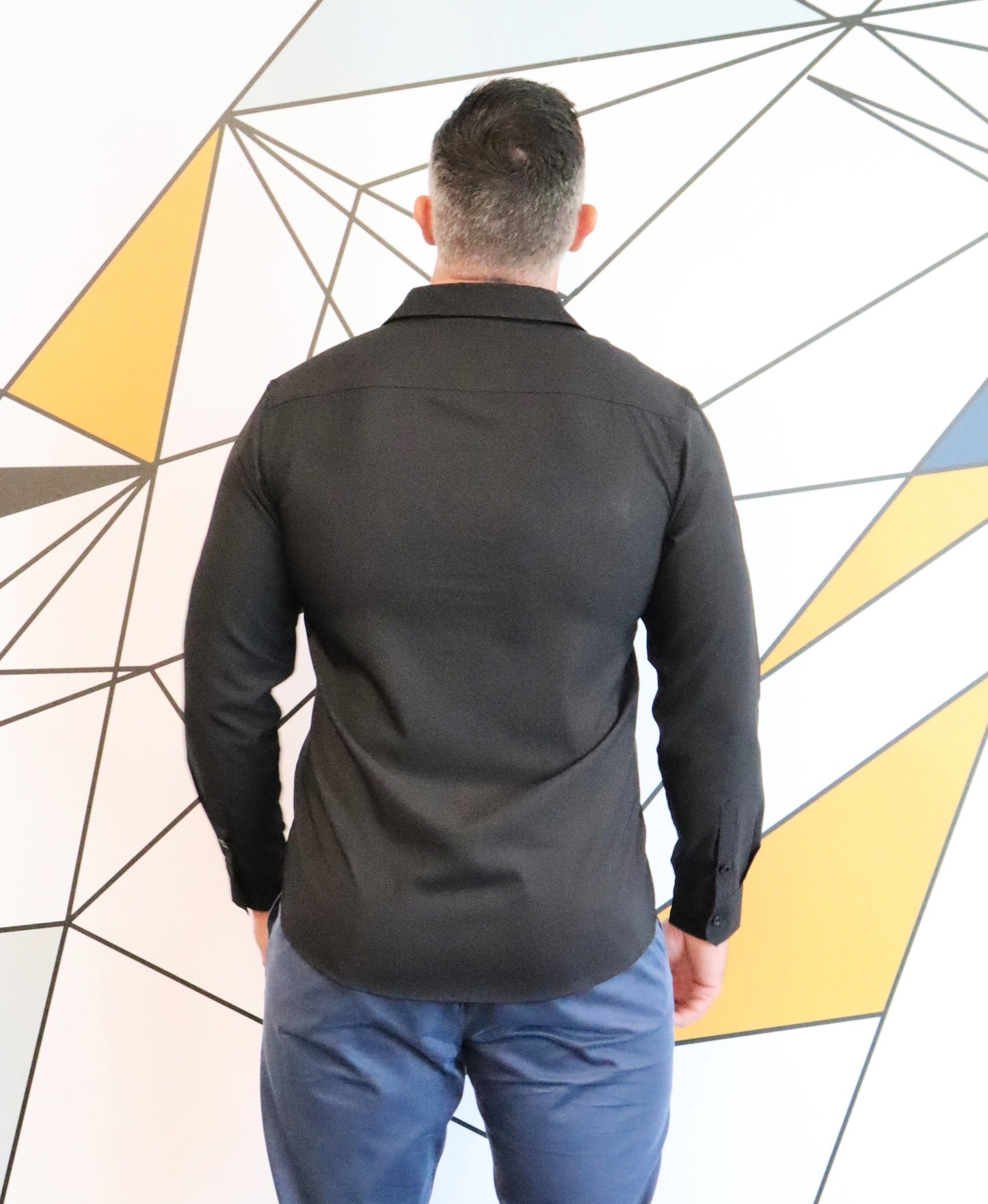 The Perfect Button Up Black