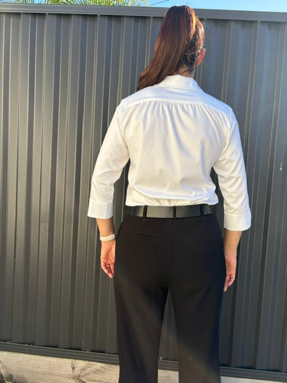 The Confident 3 Quarter Crisp White