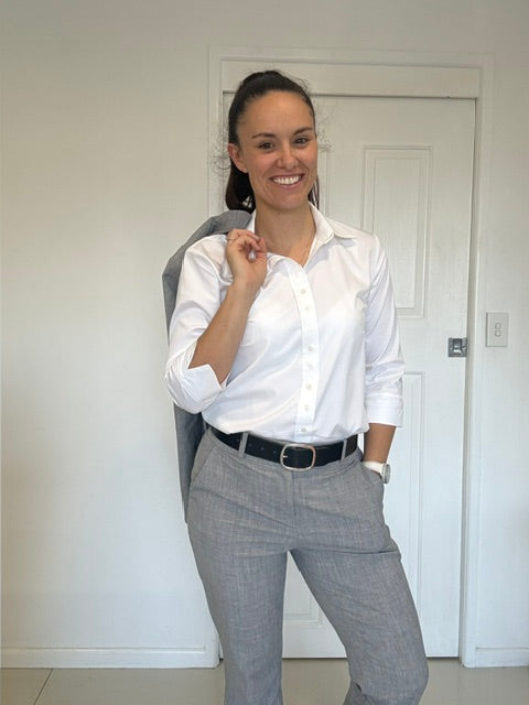 The Confident 3 Quarter Crisp White