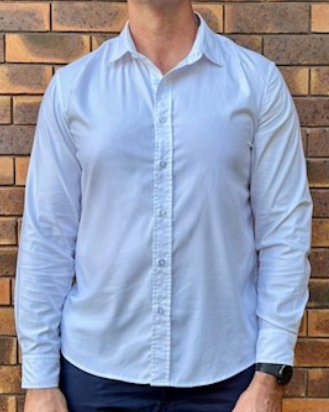 Perfect Button Up Long sleeve White