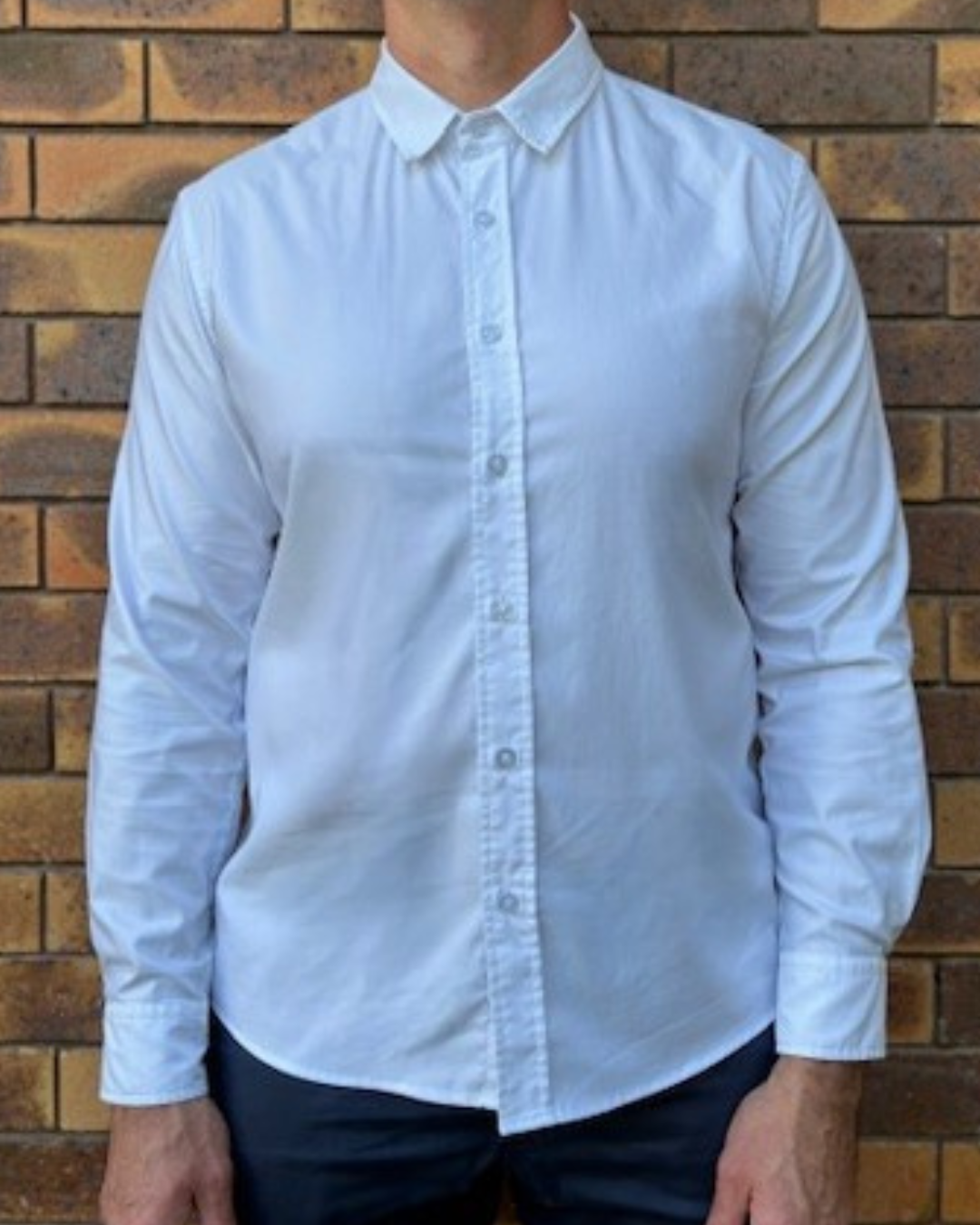 Perfect Button Up Long sleeve White
