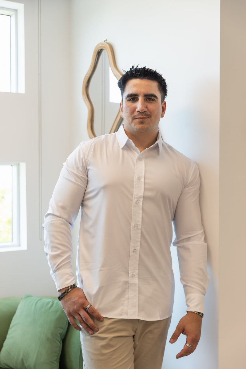 The Perfect Button Up White