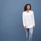 Relaxed fit Button Up White