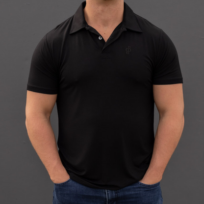 work-polo-black